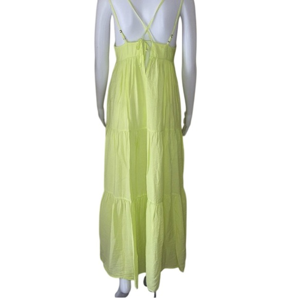 Young Fabulous & Broke YFB Long Maxi Vacation Dress in bright Yellow -S - Picture 2 of 8